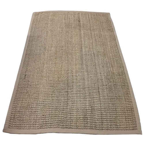 Jute Knotted Carpet Rug with Edging - Medium