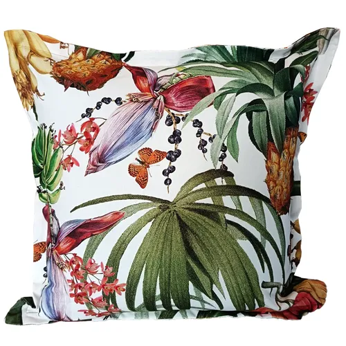 Colorful Tropical Fruit Cushion Cover