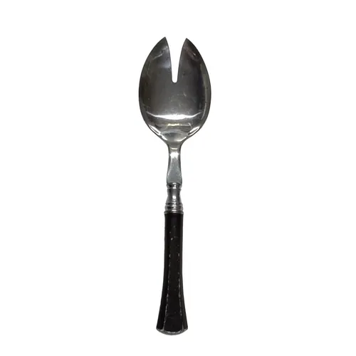 Serving Fork with Short Black Handle