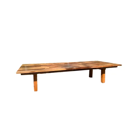 Low Natural Wooden Table