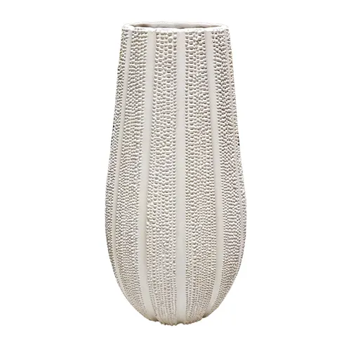 White Spiked Vase