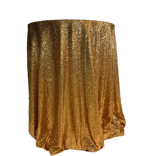 Copper/Gold Sequinned Tablecloths 