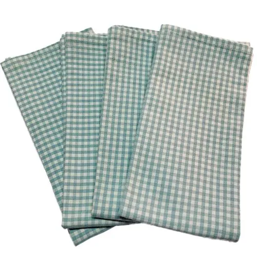 Green Gingham Napkins