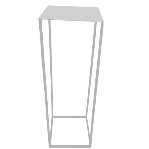 White Metal Plinth - Large
