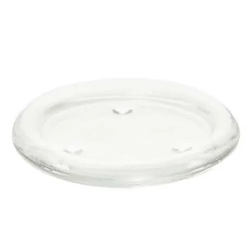 Footed Clear Glass Pillar Candleholder