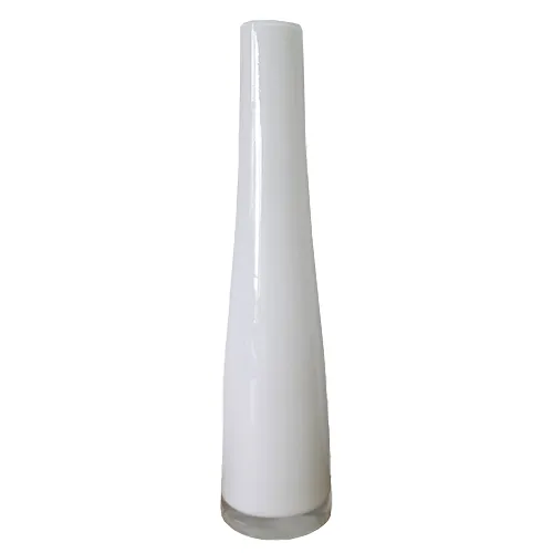 White Tapered Bud Vase