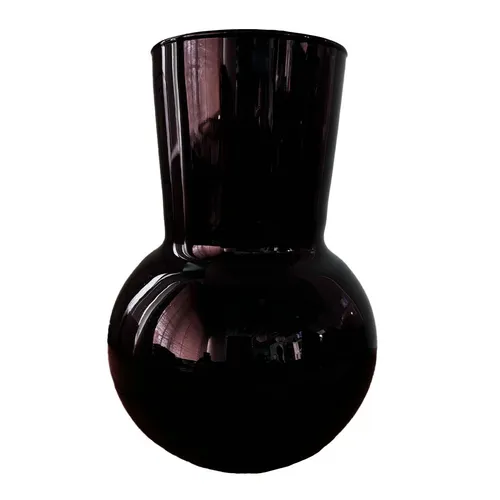 Black Flared Neck Vase