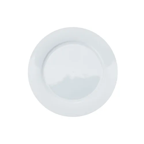 White Round Side Plates 