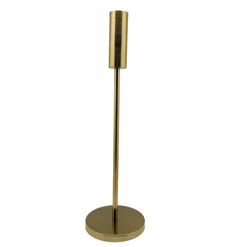 Gold Slim Tubed Candlestick