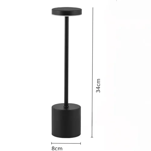 Black LED Table Lamp