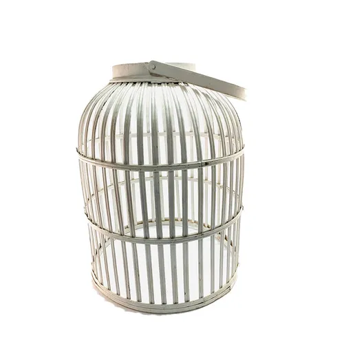 White Bamboo Lantern