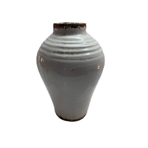 White Ceramic Ginger Jars