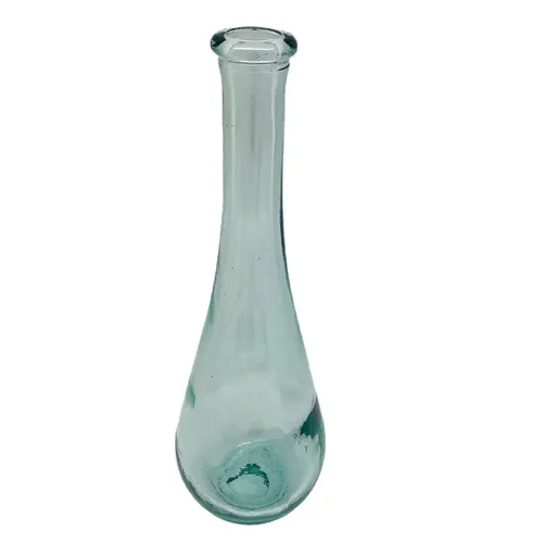 Green Glass Bottle Vase