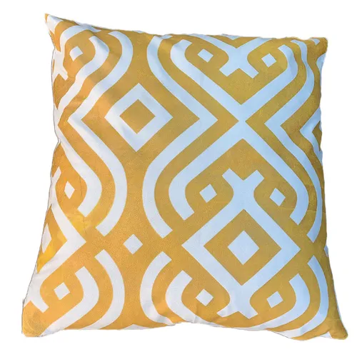 Gold Geometric Cushion Covers