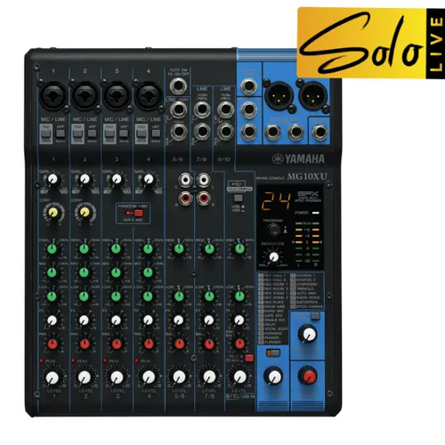 Hire - Yamaha MG10XU 10 Channel Mixer