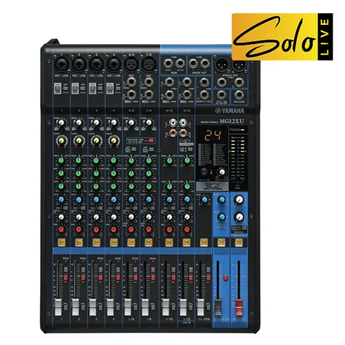 Hire - Yamaha MG12XU 12-Channel Mixer with USB and Effects