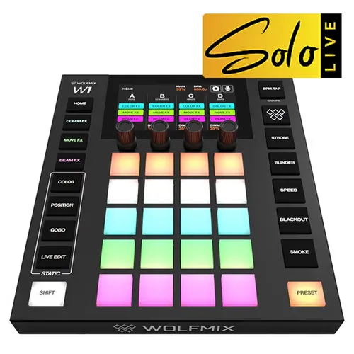 Hire - Wolfmix W1 Mk2 Standalone Performance DMX Lighting Controller