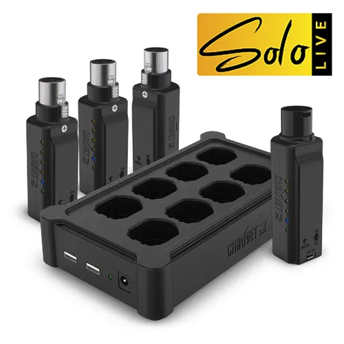 Hire - Chauvet DJ D-FI XLR Pack – Wireless DMX Control