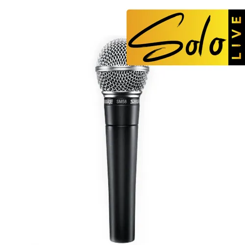 Hire - Shure SM 58 Wired Microphone