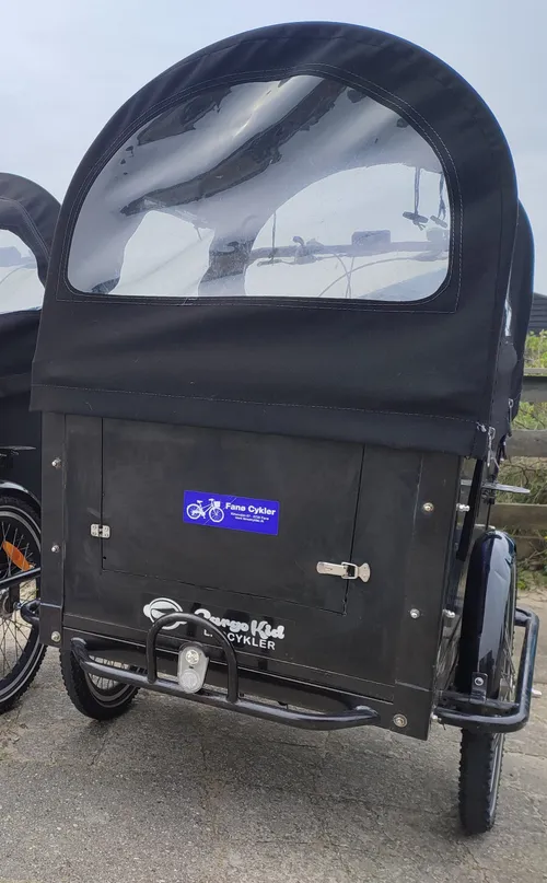 Bio Ladcykel hund, barn, 2 sæde inkl. dør