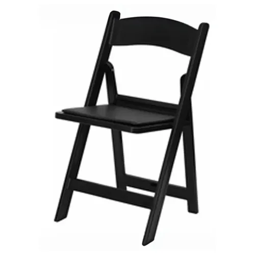Black Padded Chair - Premium