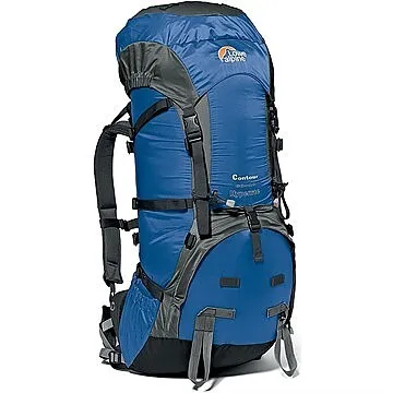 Backpacks- Adult Lowe Alpine contour 60+10L (Grey/Blue)