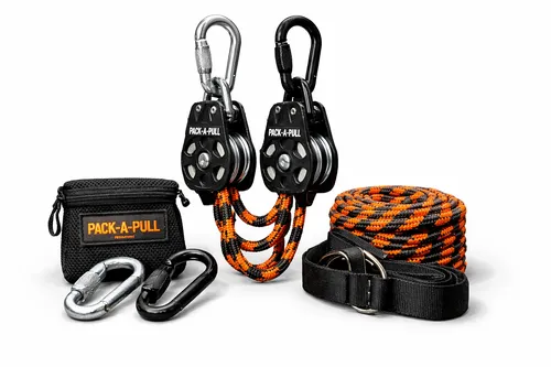 PACK-A-PULL pulley system