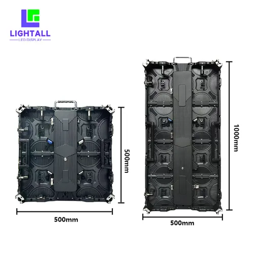 PAINEL LED P3.9 500X500 CAIXA 2M