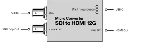 BlackMagic Micro Converter SDI to HDMI 12G