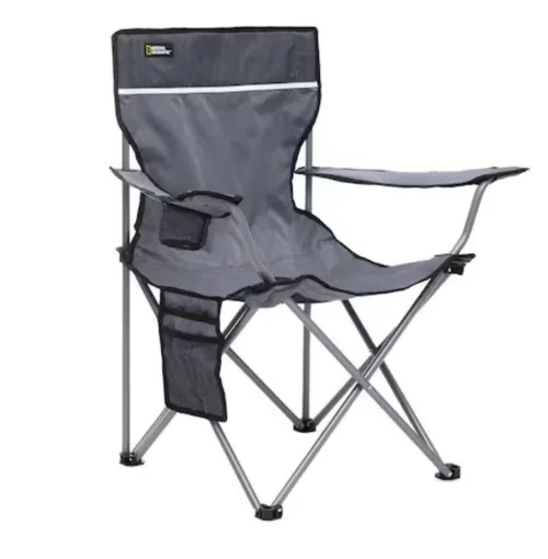 Silla Plegable National Geographic Gris-402533