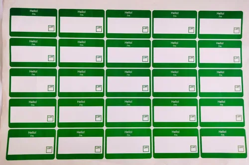 Sticker o Etiqueta Verde pz-204219