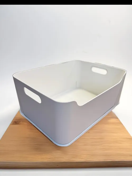 Caja para botanas Blanca Plastico-403018