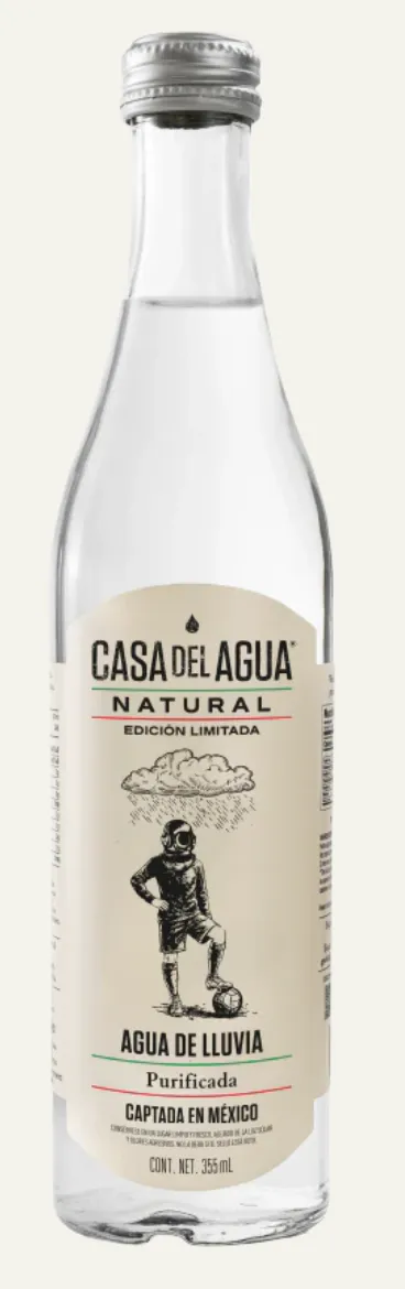 Caja de botellas de Agua Natural Casa del Agua 12x355ml Vidrio-101012