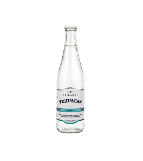 Caja de agua NATURAL Tehuacan Brillante 12x355ml Vidrio-101022