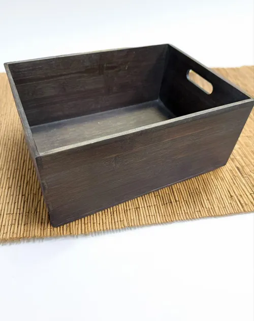 Caja para botanas Oscura Madera-403017