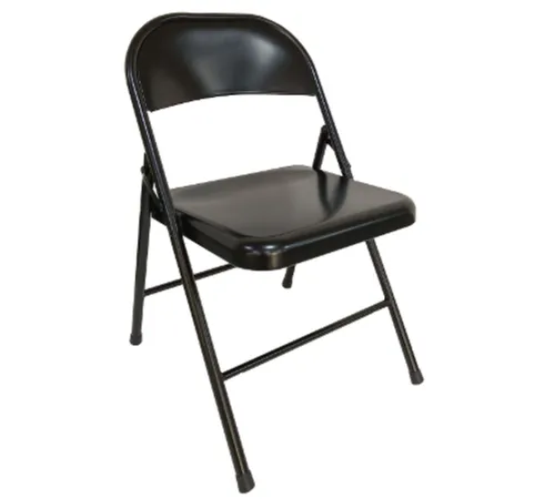 Silla plegable negra-402526