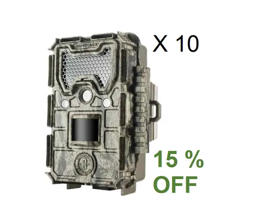 10 x Bushnell Camera Bundle - 15 % off, incl. batteries