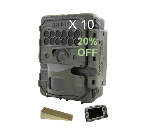 10 x Reconyx Camera Bundle 20% off w/ free batteries, picture viewer, wedges & carry case