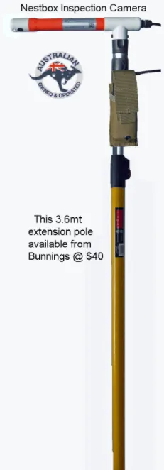 Wireless Nest box inspection camera