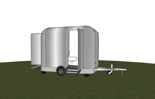 Airstream Double Restroom Trailer