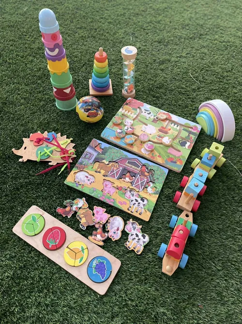 Toys set 8: educational toys from 1 year kids