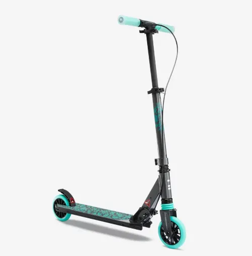 Oxelo scooter for kids, mid5, black/green, new one
