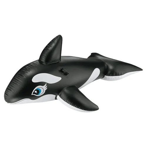 Inflatable intex whale + sand toys
