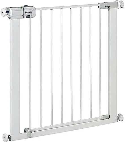 Lorelli EASYCLOSE DOOR BARRIER/STAIR GATES METAL, WHITE