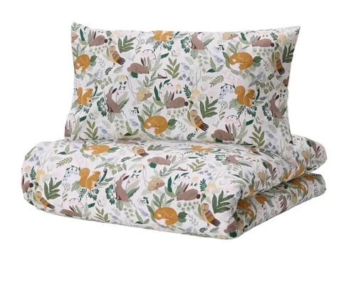 Pillow and blanket for kids, soft green