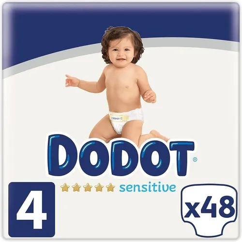NEW pack of Dodot sensitive nappies, size 4 (9-14kg), 48 units
