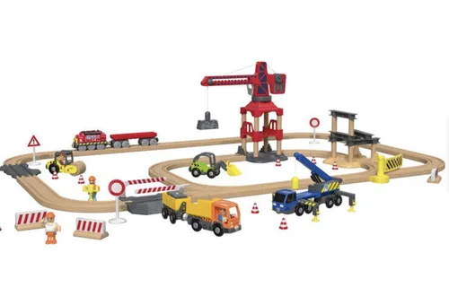 Educational wooden toys: TRAIN set (with battery) and human body learning