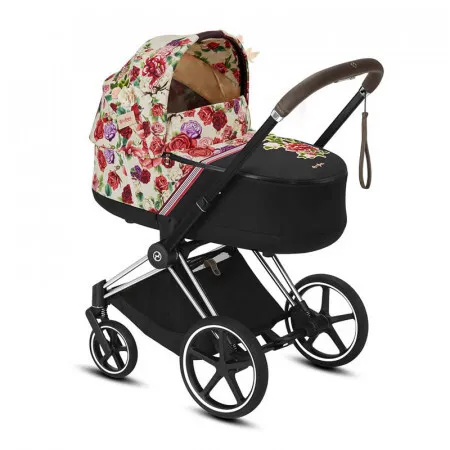 Exclusive LUXURY CYBEX PRIAM spring Blossom pram/stroller/pushchair for babies from birth up to 7month
