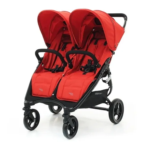 Valco Baby Snap Duo Fire Red twin stroller/double pram