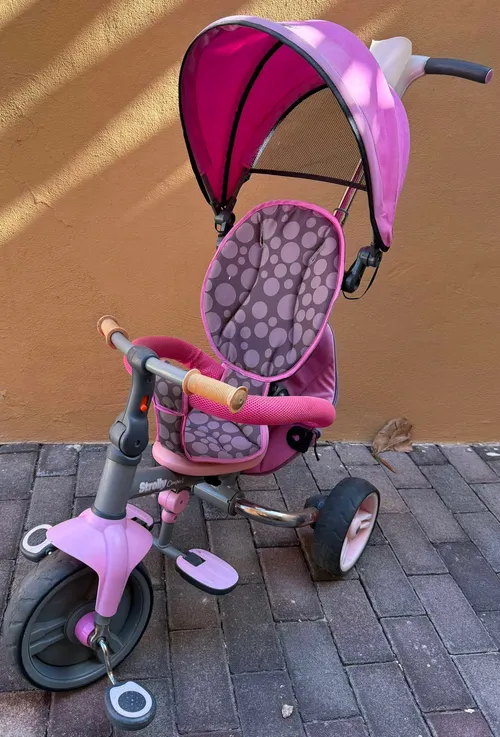 Trycicle Strolly compact pink, faded fabrics